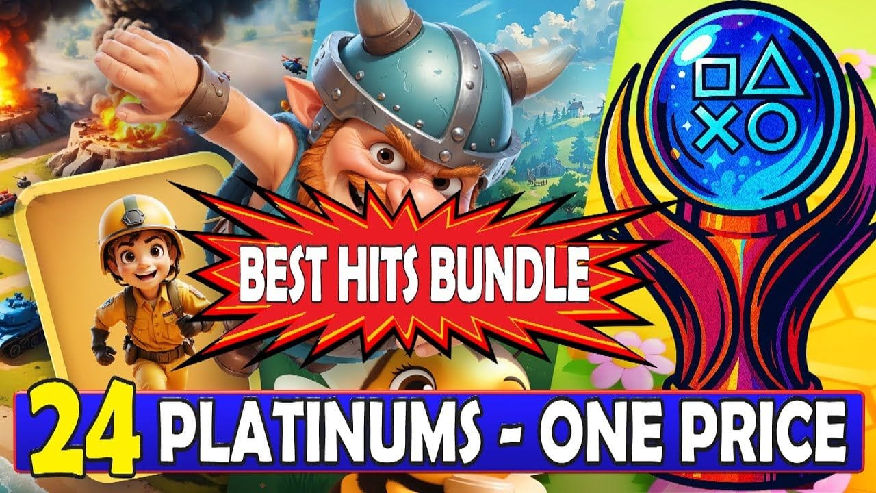 New PSN Game Bundle - 24x Platinums One Price - Easy Quick & Platinums + Autopop