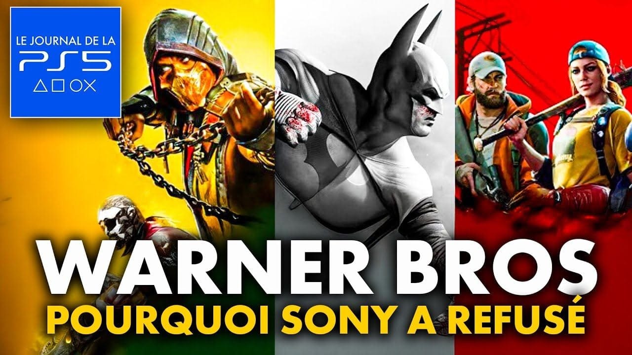 PS5 : Pourquoi Sony a refusé de RACHETER Warner Bros ! ⛔️ Acte manqué selon vous ?