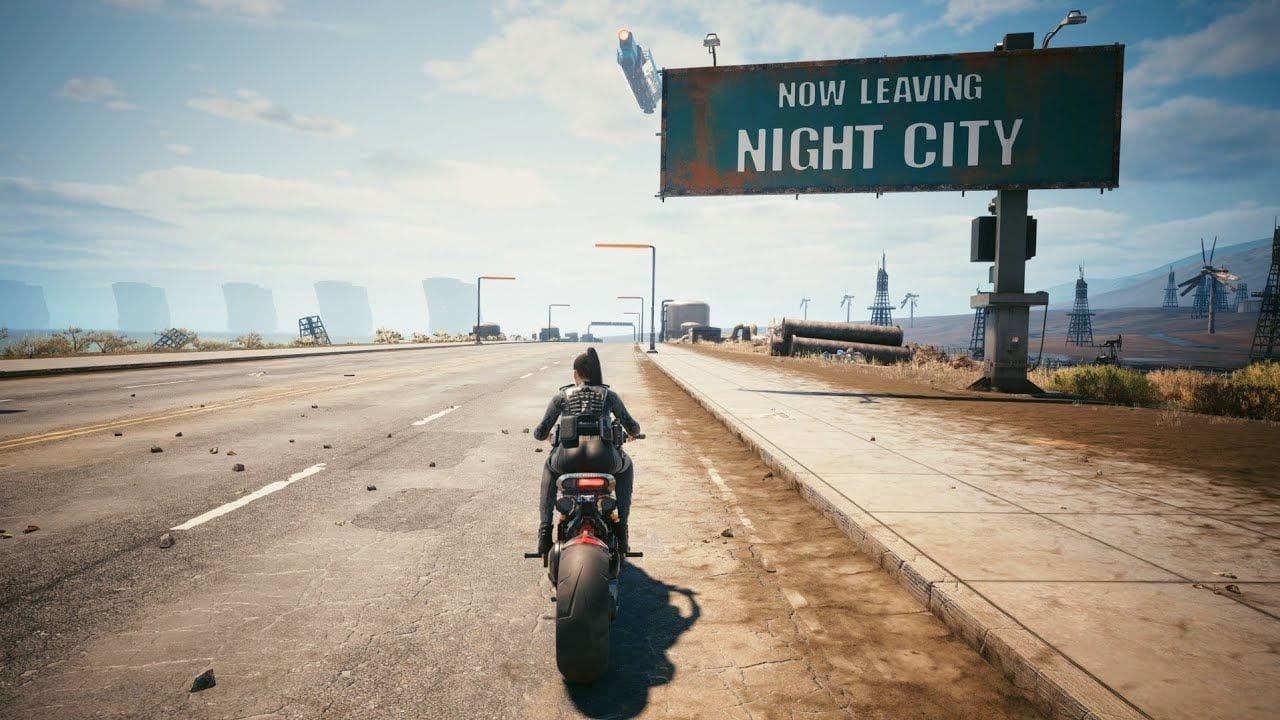 Whoever found this glitch is a genius in Cyberpunk 2077..