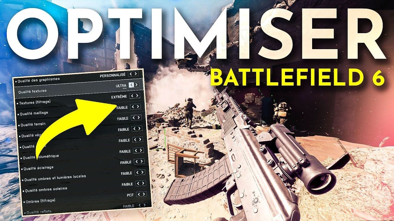 Battlefield 6 : Les Meilleures Options & Boost FPS