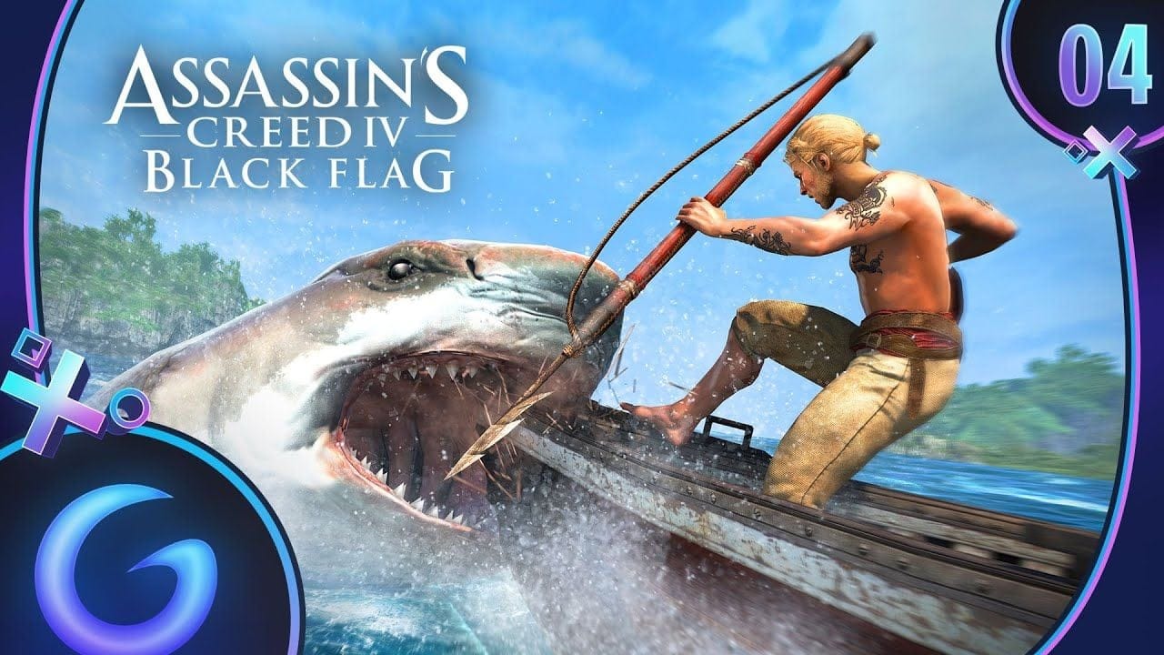 ASSASSIN'S CREED BLACK FLAG FR #4 : Attaque de Requin !