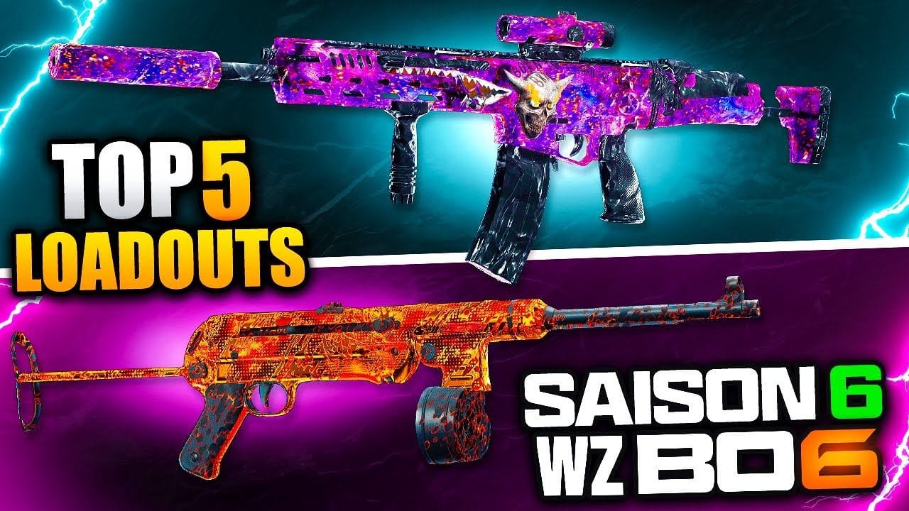 le TOP 5 des CLASSES "META" sur la SAISON 6 de WARZONE ! (vous devez essayer)