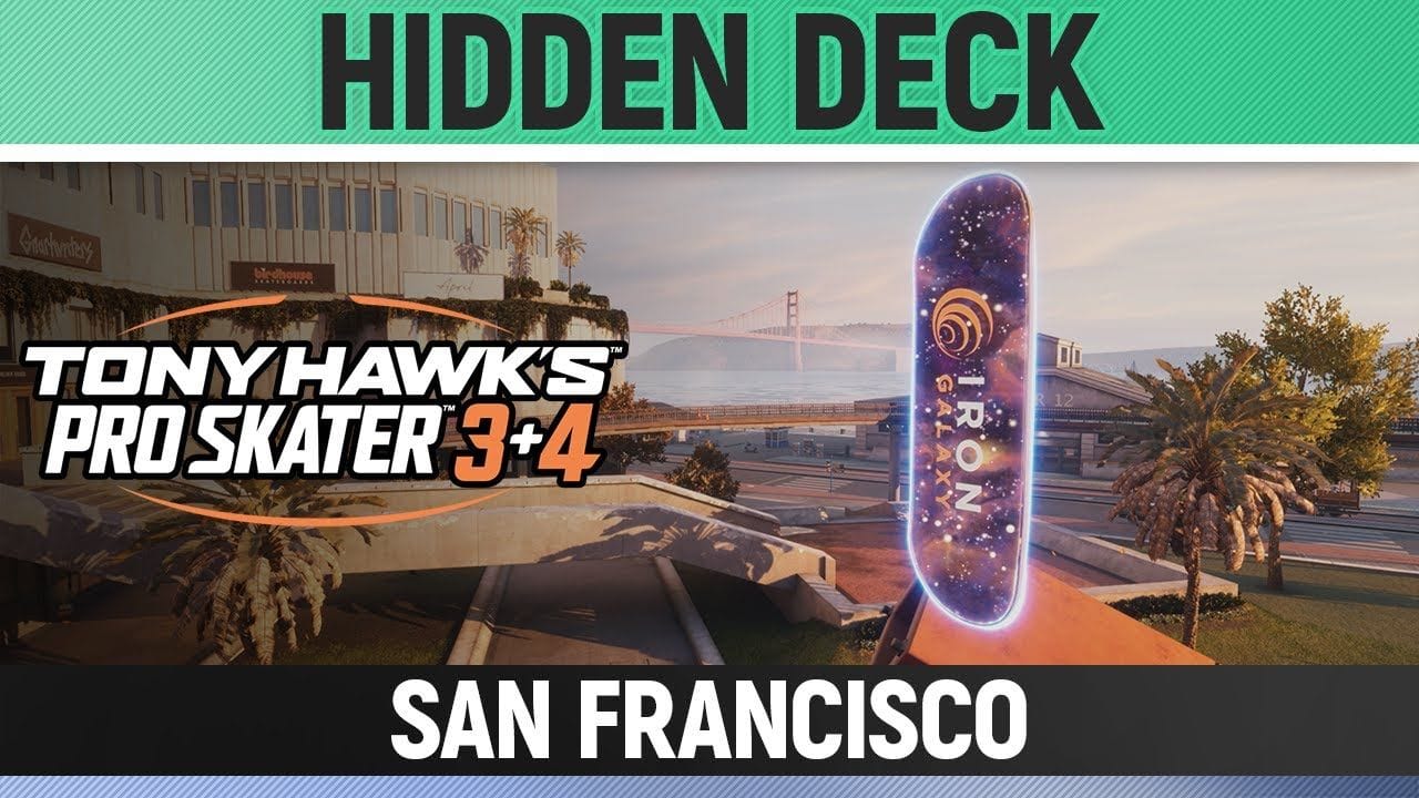 Tony Hawk's Pro Skater 3+4 - San Francisco - Hidden Deck Location
