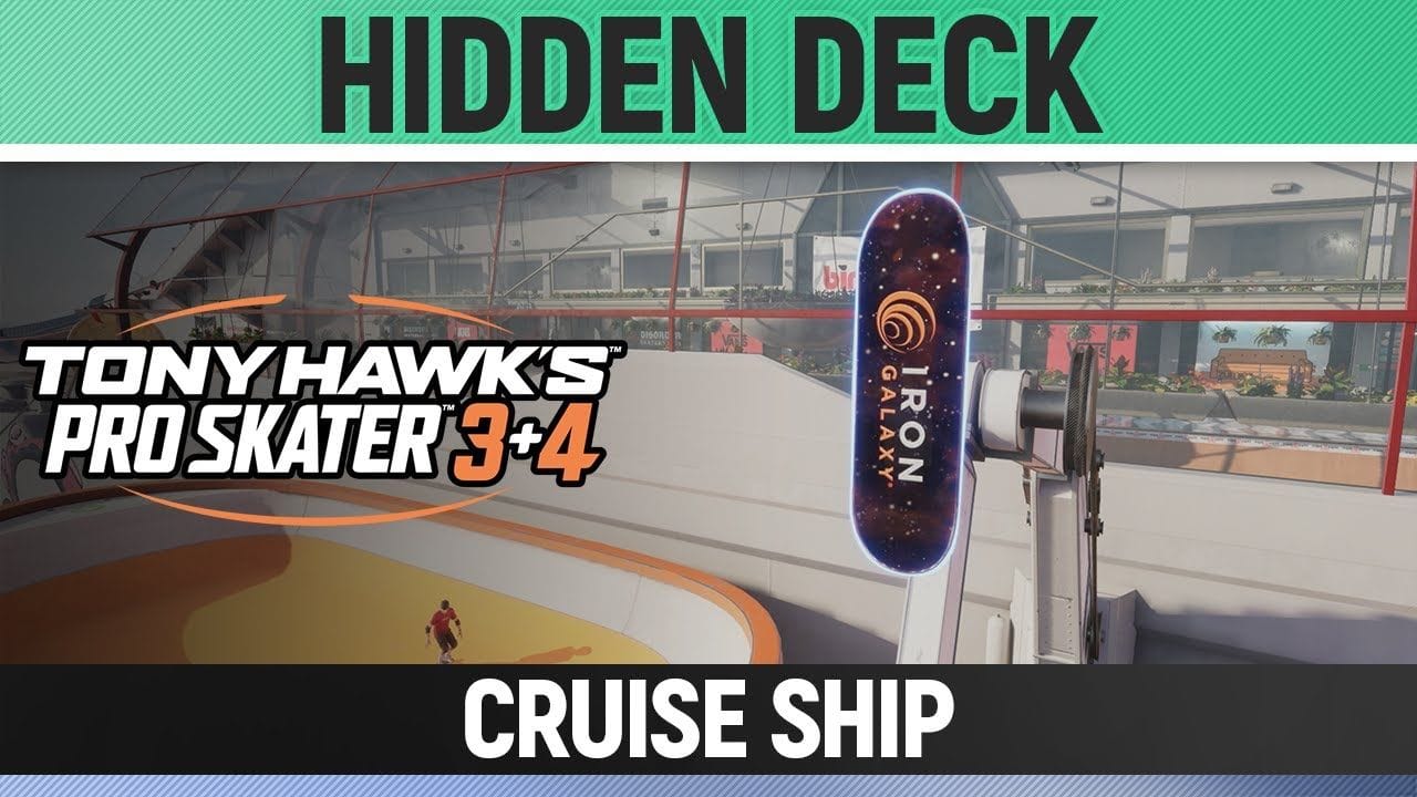 Tony Hawk's Pro Skater 3+4 - Cruise Ship - Hidden Deck Location