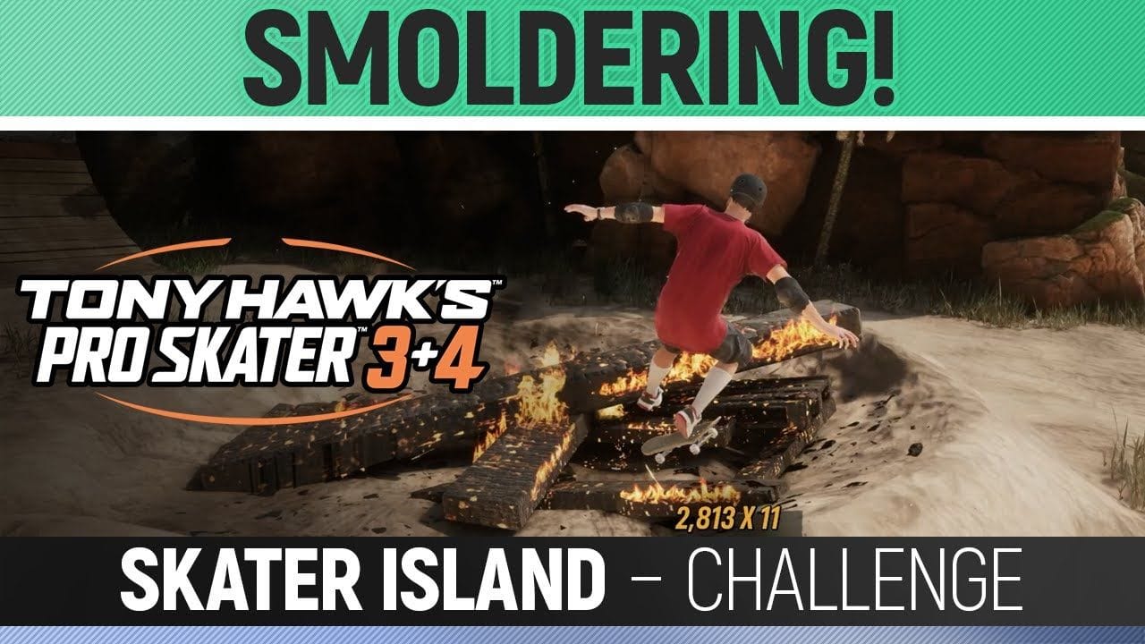 Tony Hawk's Pro Skater 3+4 - Skater Island - Challenge - Smoldering!
