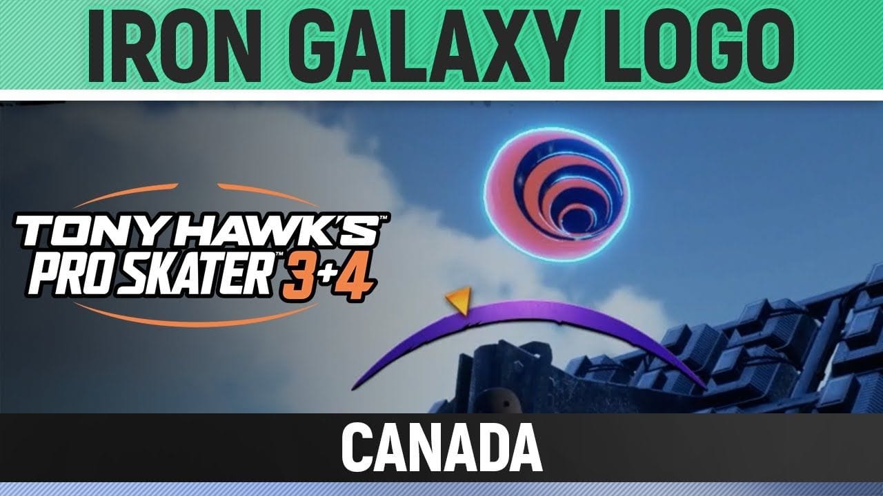Tony Hawk's Pro Skater 3+4 - Canada - Iron Galaxy Logo Location