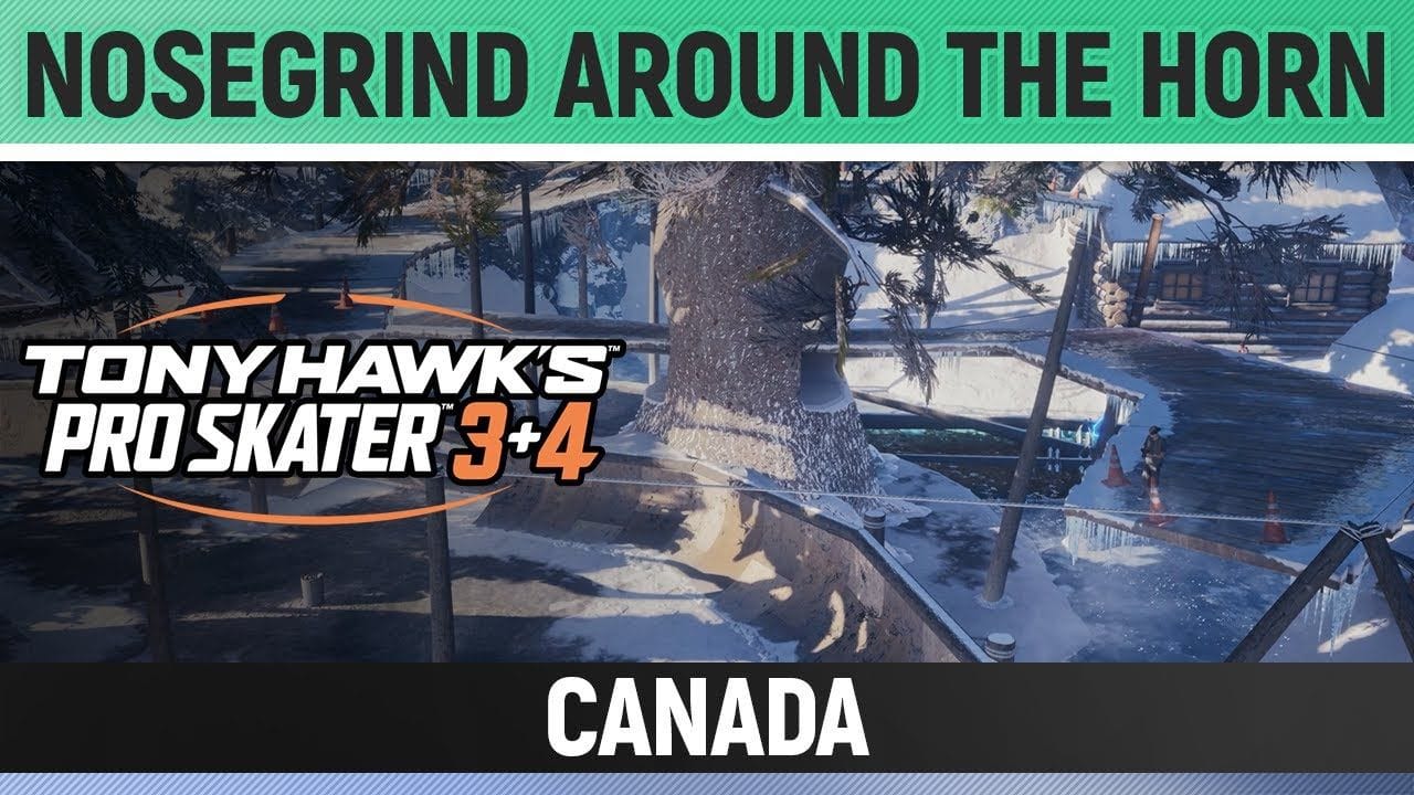Tony Hawk's Pro Skater 3+4 - Canada - Nosegrind Around the Horn