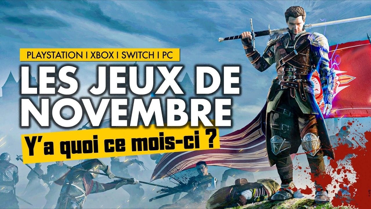 TOP 10 des sorties jeux vidéo en NOVEMBRE 2025 ! 🎮