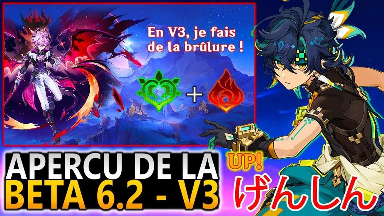 NEW UPDATE! INFO SUR LA 6.2 V3 - KINICH VIENT D'AVOIR UN NOUVEAU SUPPORT | Genshin Impact - げんしん