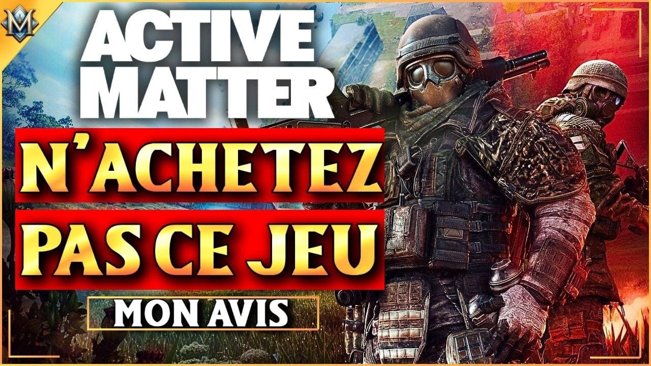Active Matter vendu 30€… le pire FPS de l’année ?