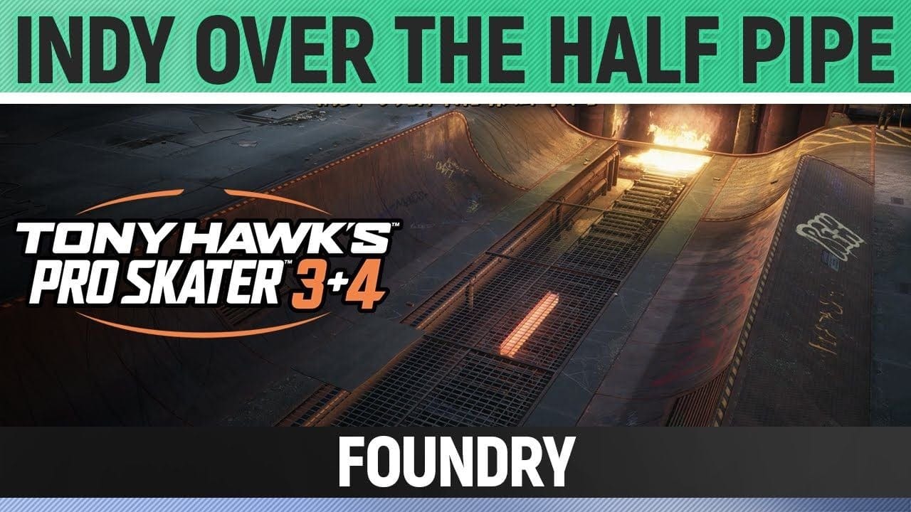 Tony Hawk's Pro Skater 3+4 - Foundry - Indy Over the Half Pipe