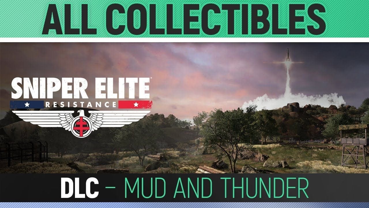 Sniper Elite: Resistance - DLC 4 - All Collectibles & Trophies 🏆 Mud and Thunder