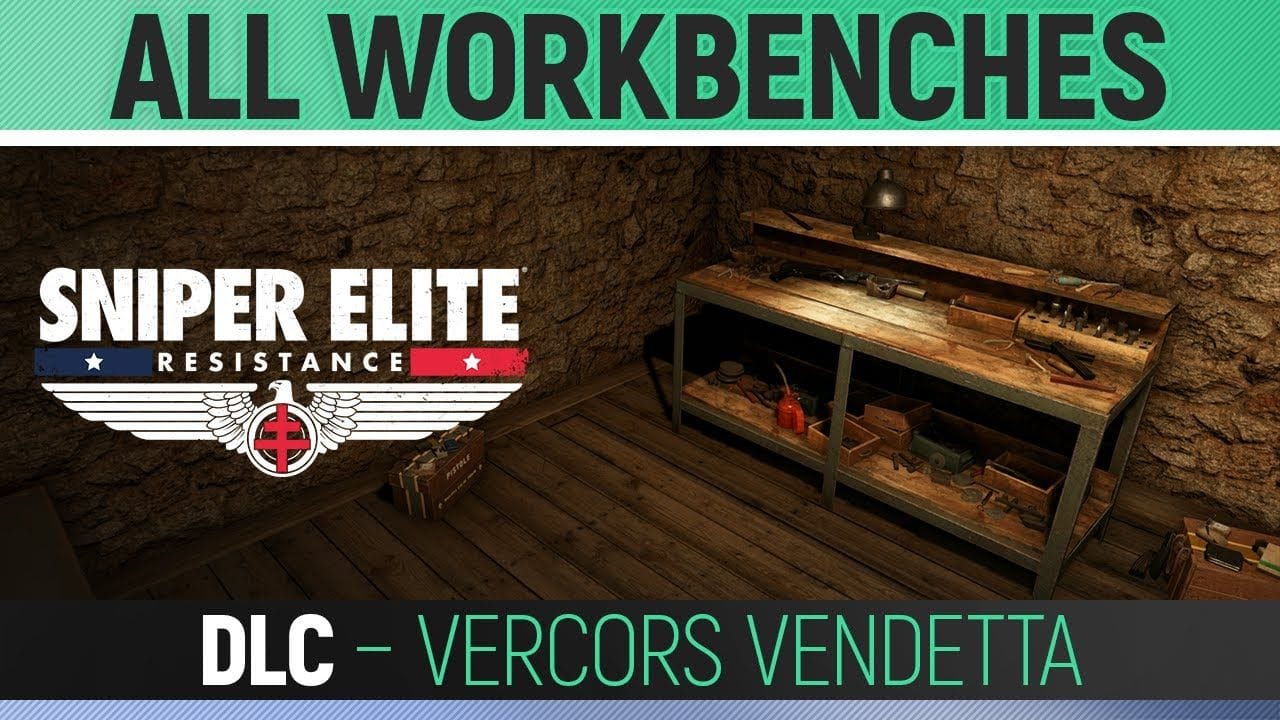 Sniper Elite: Resistance - Vercors Vendetta - All Workbench Locations