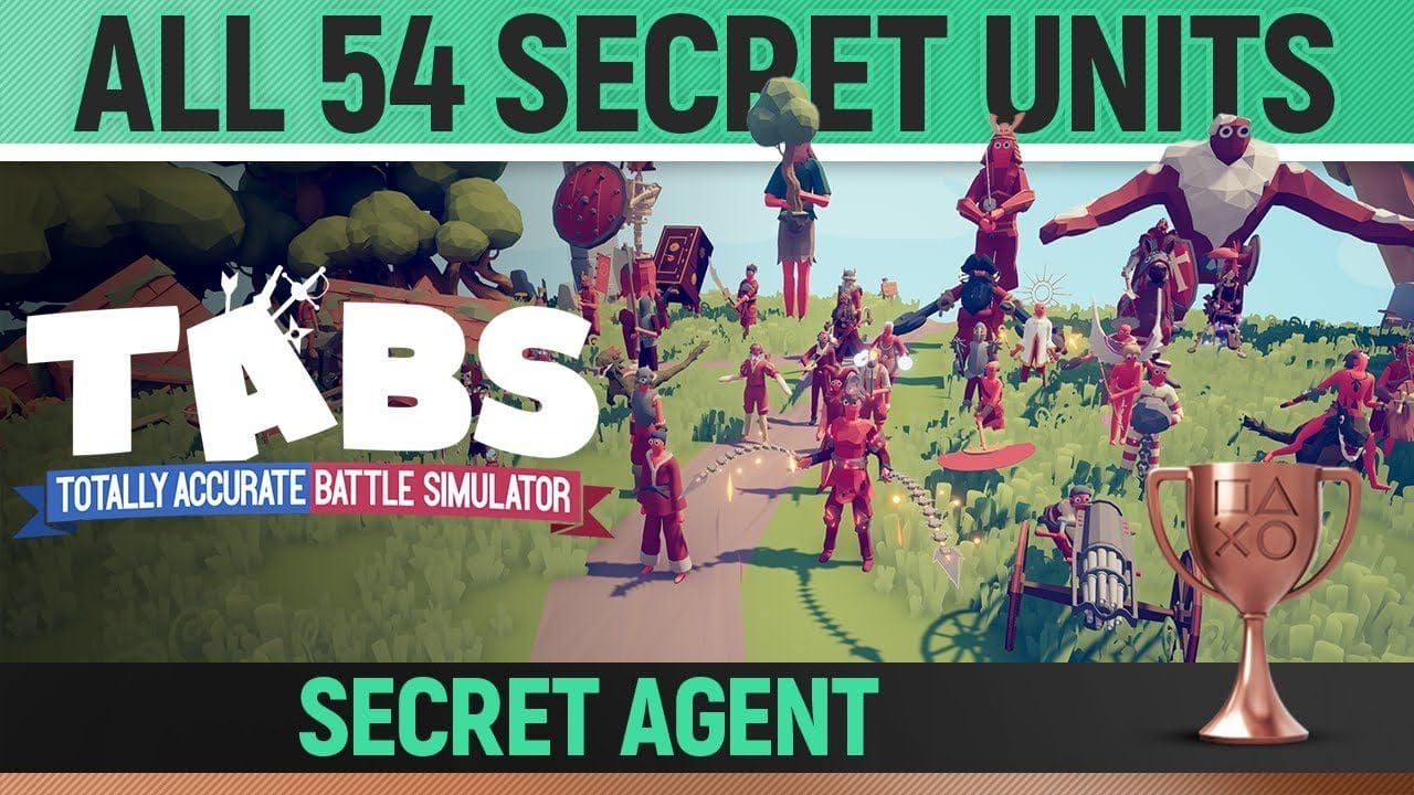 Totally Accurate Battle Simulator - All 54 Secret Units 🏆 Secret Agent Guide (TABS)