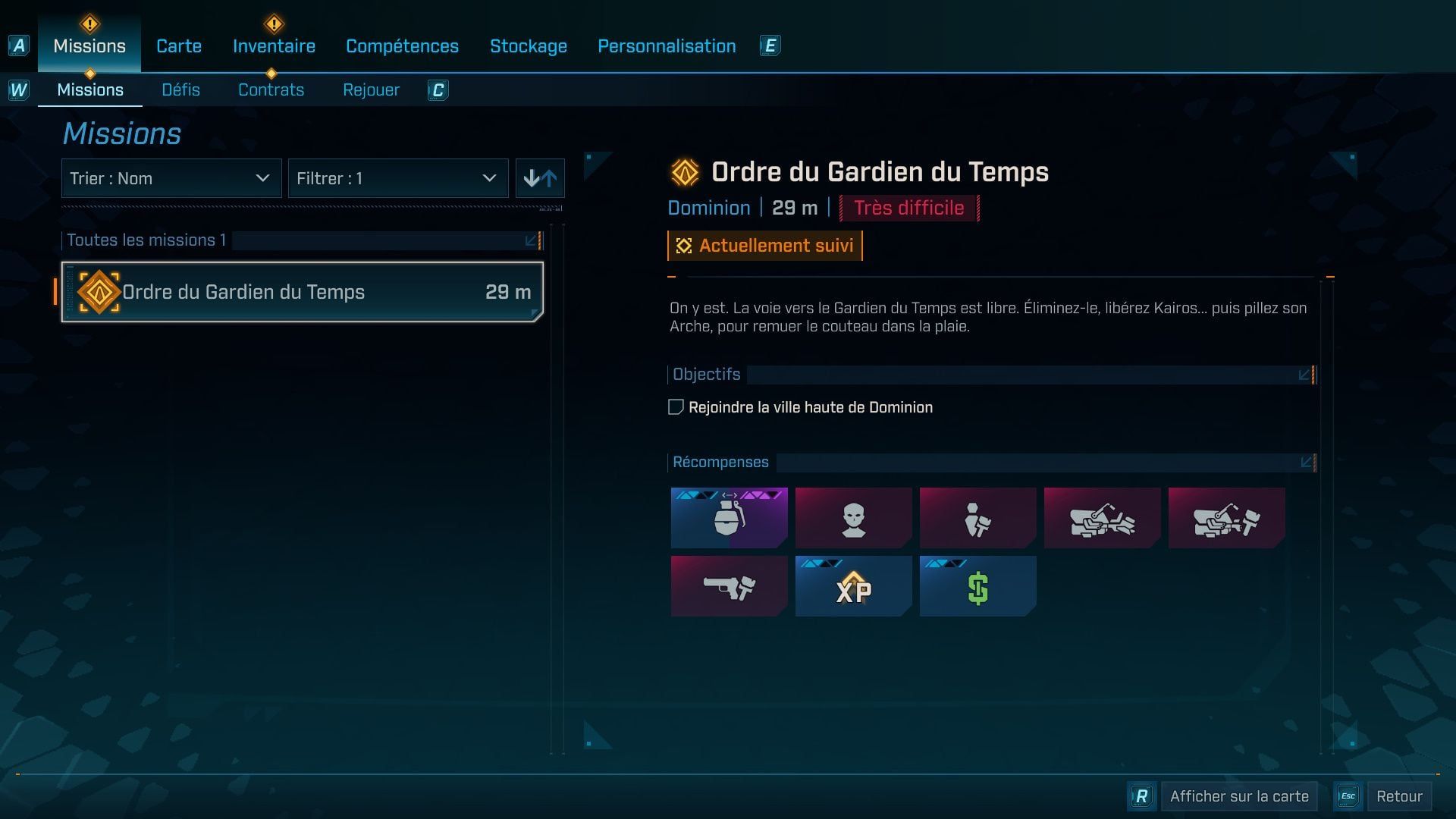 Ordre du Gardien du Temps | Soluce Borderlands 4