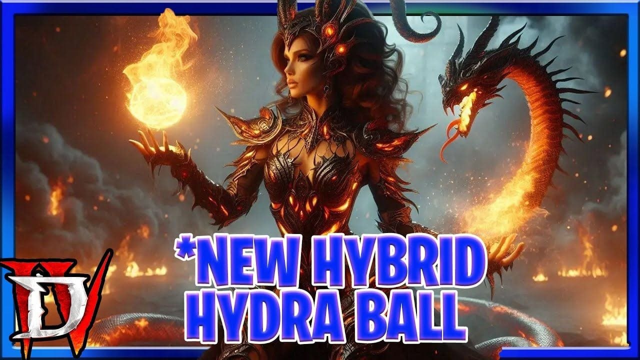 Diablo 4 Season 10 *NEW HYDRA Ball Build : Hybrid Build SUPER Strong In Infernal Hordes
