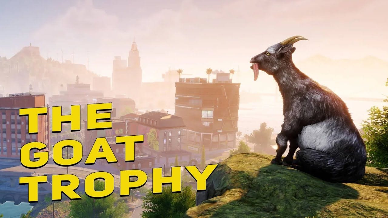 The Crazy Goat Simulator 3 GTA Style Daredevil Trophy 🔴