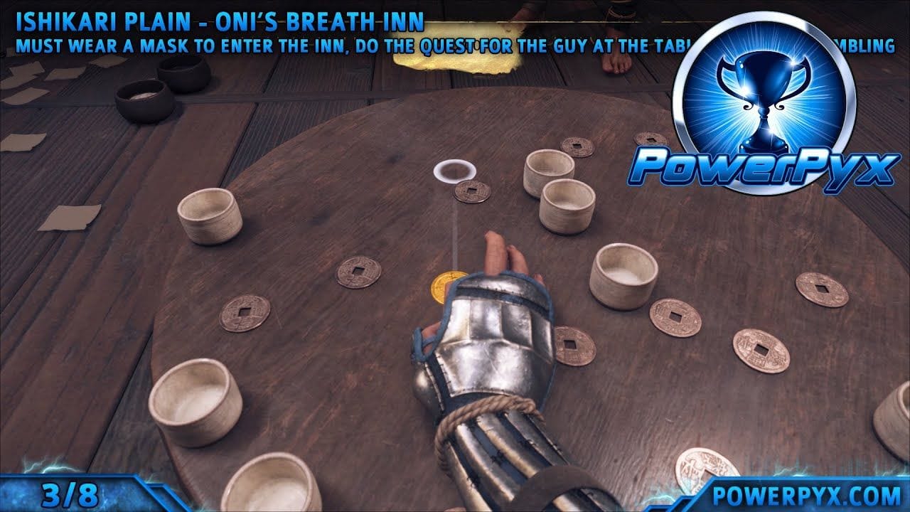 Ghost of Yotei - All Zeni Hajiki Locations (Gambling Den Charms)