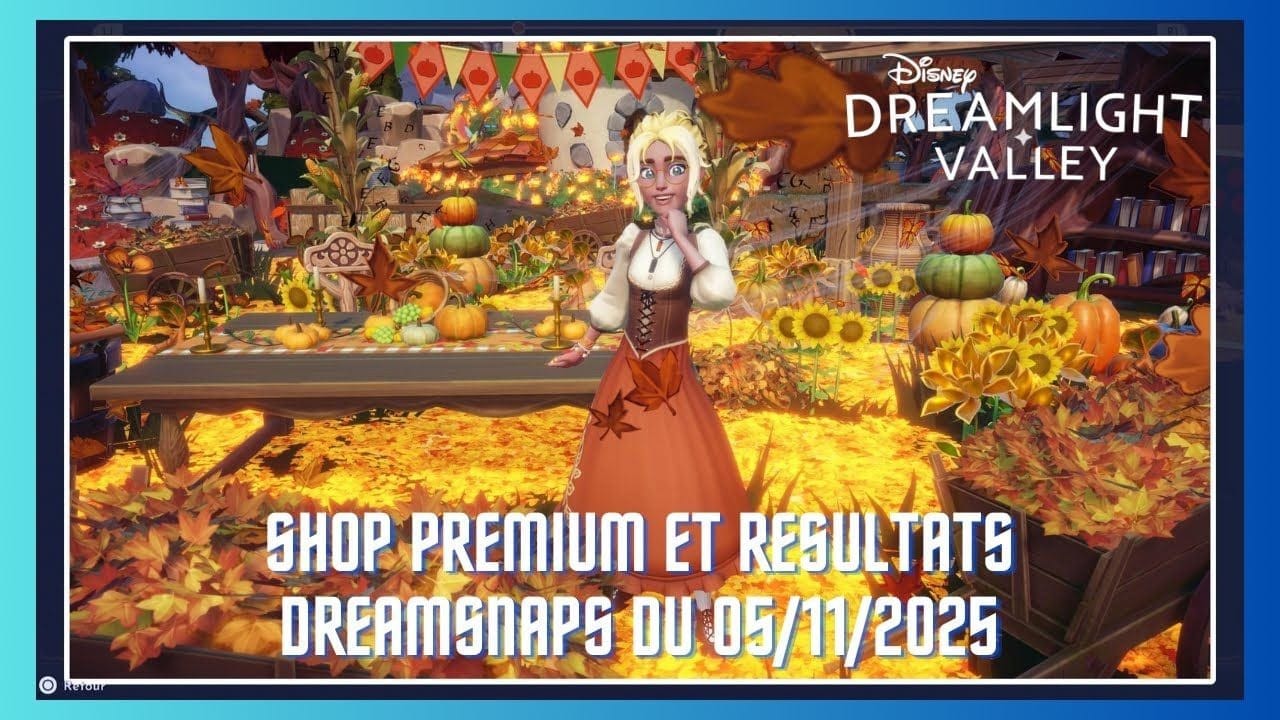 SHOP PREMIUM ET RESULTATS DREAMSNAPS DU 05/11/2025 ✨🏰🏹