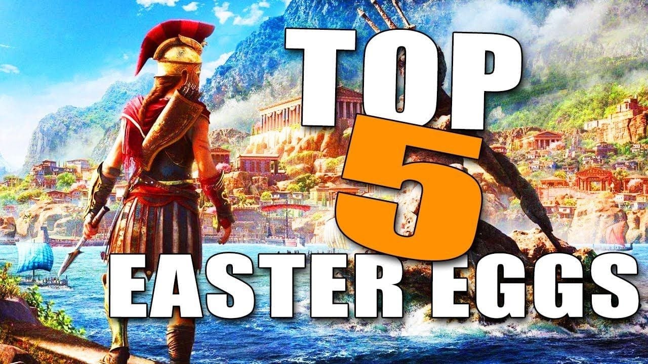 TOP 5 DES EASTER EGGS ET SECRETS ASSASSIN'S CREED ODYSSEY (LICORNE, ZELDA, THIS IS SPARTA ... )(FR)