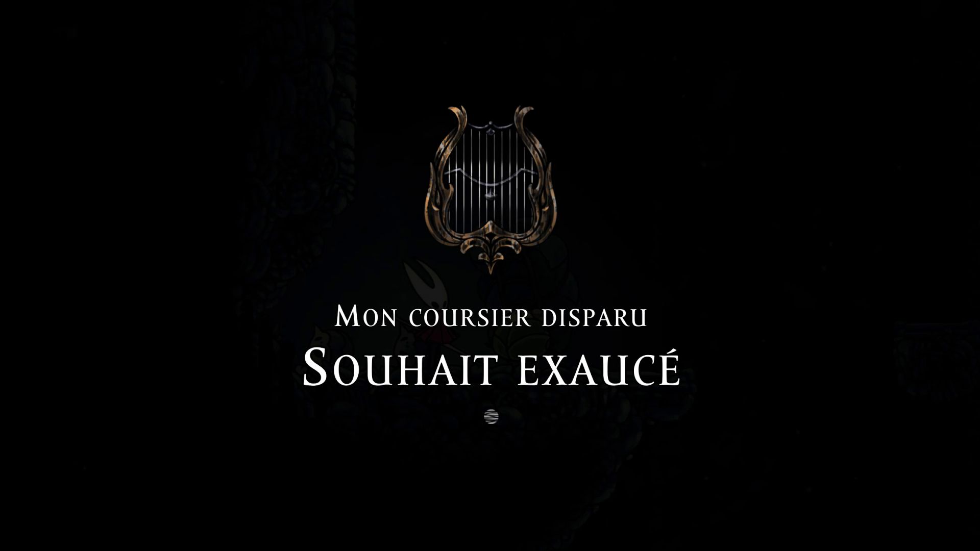 Mon coursier disparu