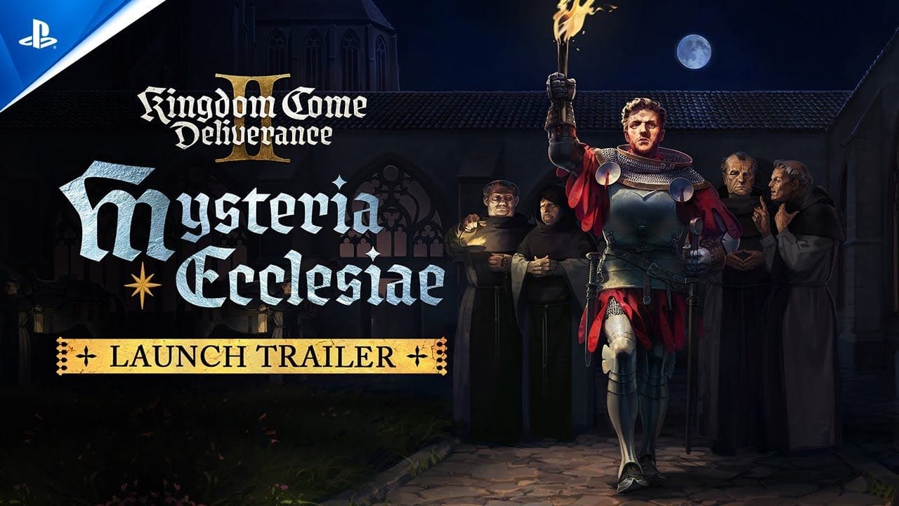 Kingdom Come: Deliverance II - Mysteria Ecclesiae DLC Launch Trailer | PS5 Games