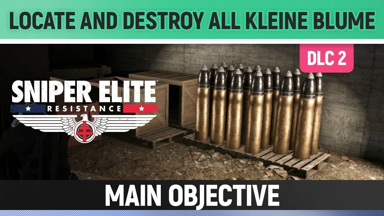 Sniper Elite: Resistance - Vercors Vendetta - Locate and Destroy All Kleine Blume