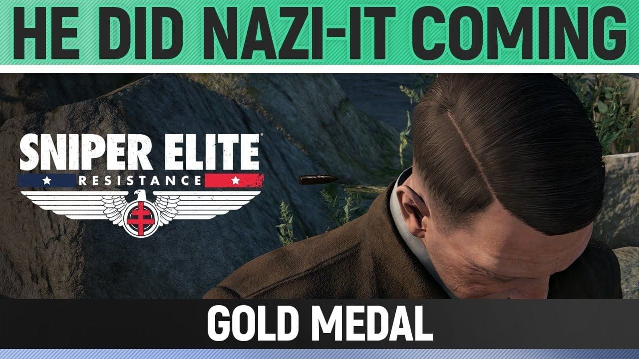 Sniper Elite: Resistance - He did Nazi-it coming (250m Hitler Kill)