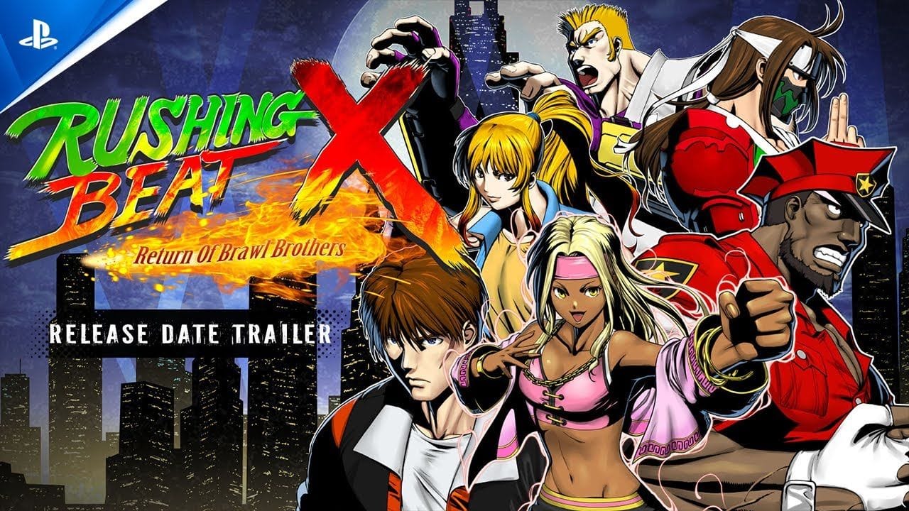 Rushing Beat X: Return of Brawl Brothers - Release Date Trailer | PS5 Games