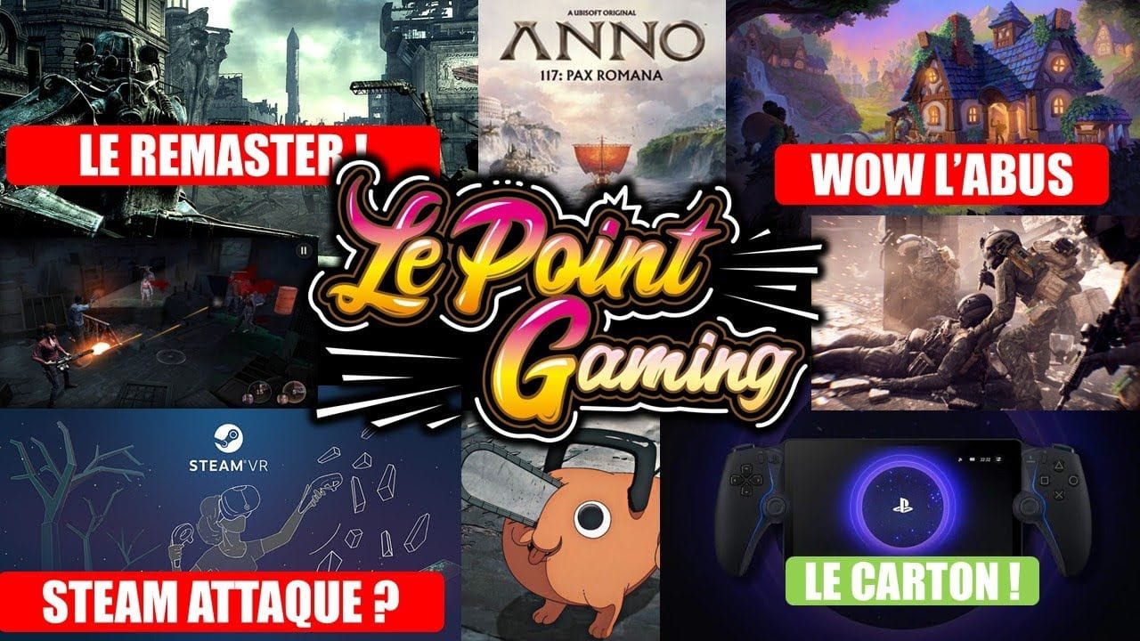 ACTU GAMING (12/11): STEAM, PS PORTAL, FALLOUT 3 REMASTER, WOW, ANNO 117, CHAINSAW MAN, BLACK OPS 7
