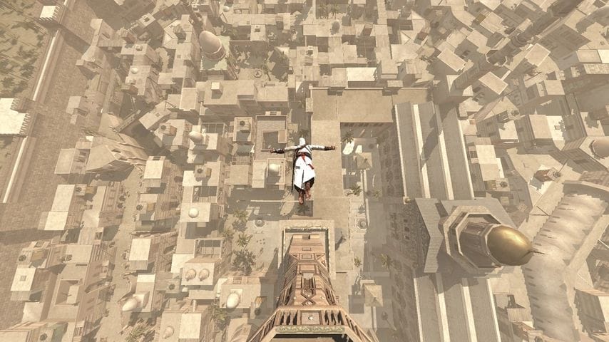 En 2007, Assassin's Creed prenait un peu de hauteur par rapport au genre du monde ouvert