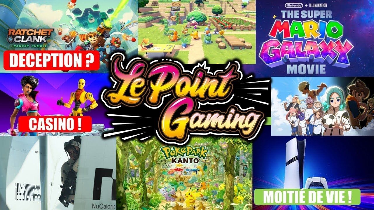 ACTU GAMING (13/11): PS5, PARC POKEMON, MARATHON, FORTNITE, RATCHET CLANK, POKOPIA, MARIO GALAXY...
