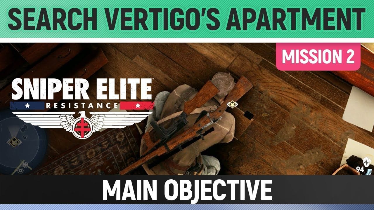 Sniper Elite: Resistance - Search Vertigo's Apartment