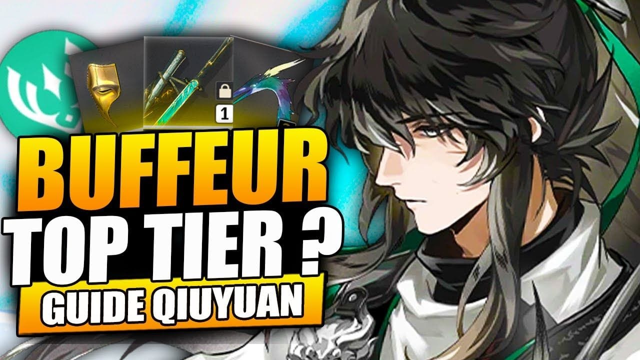 Guide QIUYUAN Complet : Un soutien INCROYABLE mais niche ?! Teams, echo & armes ! Wuthering Wave FR