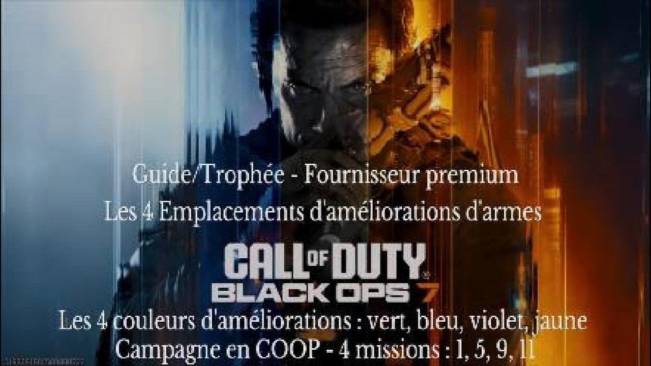 Call of duty B.O 7 Guide/Trophée - Fournisseur premium - TOUT SAVOIR !