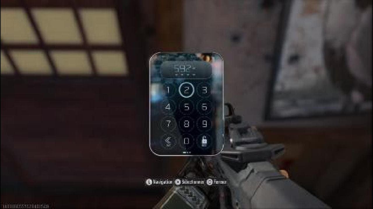 Call of duty B.O 7 Guide/Code de la porte - 7ème Mission Fracture