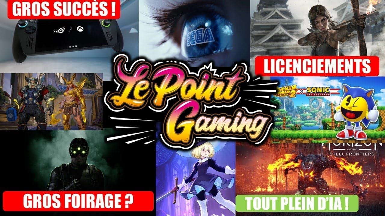 ACTU GAMING (15/11): XBOX ROG VENTES, HORIZON UTILISE L'IA. SEGA VA FORT, FOIRAGE UBISOFT ? etc...