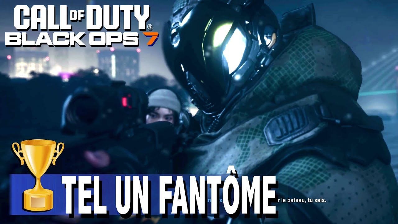 TEL UN FANTÔME - PERTURBATION TRAVERSER LE PONT SANS ÊTRE REPÉRÉ - CALL OF DUTY BLACK OPS 7