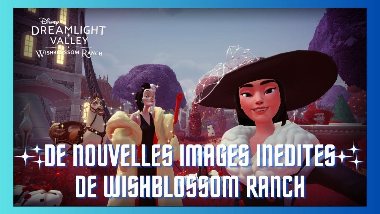 J-3 : NOUVELLES IMAGES DE WISHBLOSSOM RANCH : nouveaux items, cadeaux d’amitié, vêtements, deco… ✨🏰🐎