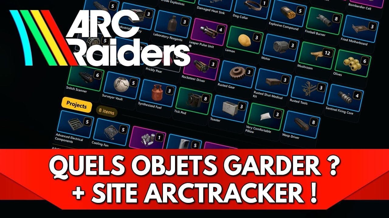 Arc Raiders FR : Quels Objets Garder ? + Site ARCTracker !