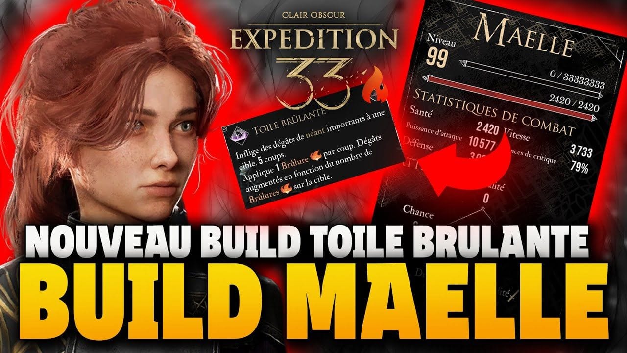 ASTUCE/GUIDE➡️✔️UN NOUVEAU BUILD SURPUISSANT pour qui ? Bah MAELLE🔥​🔥​🔥​- Clair Obscur Expédition 33