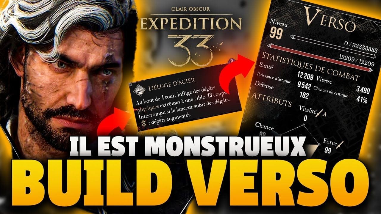 ASTUCE/GUIDE➡️💪VERSO Build ULTIME : Des Millions de dégâts ☠️ - Clair Obscur Expédition 33!