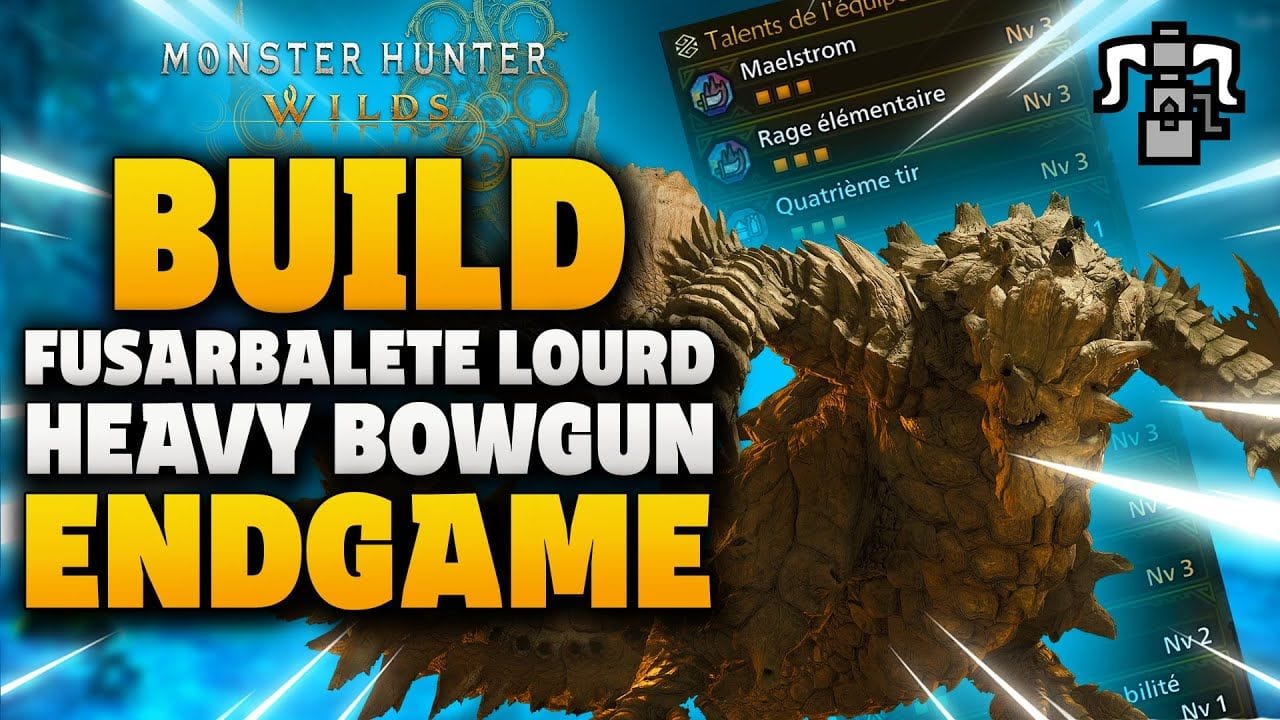 BUILD ENDGAME HBG / HEAVY BOWGUN / FUSARBALETE LOURD Monstrueuxxxxxx  - Monster Hunter Wilds