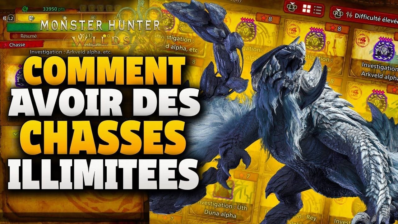 GUIDE/ASTUCE : Comment Avoir des QUETES en illimitées sur Monster Hunter Wilds ( Endgame )