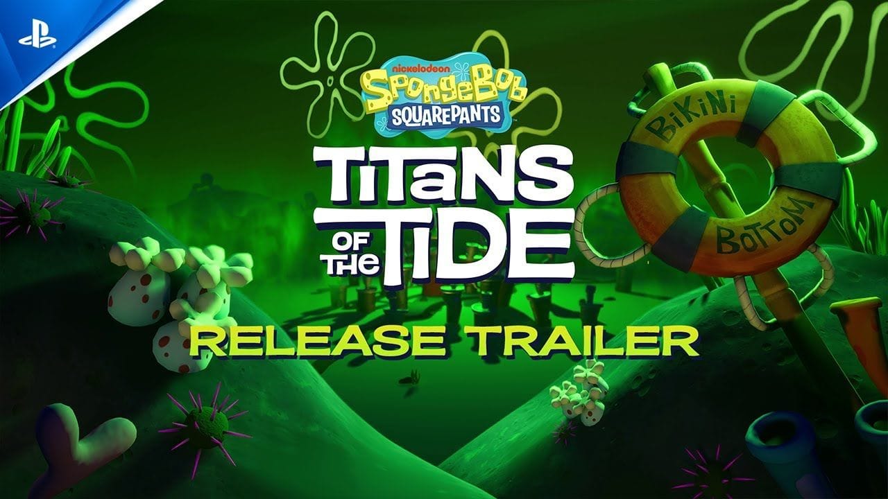 SpongeBob SquarePants: Titans of the Tide - Release Trailer | PS5 Games