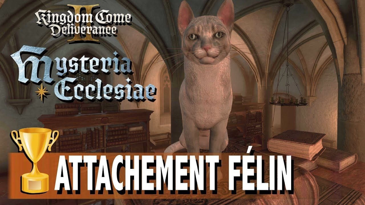 ATTACHEMENT FÉLIN - VOUS AVEZ INTÉRAGI À PLUSIEURS REPRISES AVEC UN CHAT KINGDOM COME DELIVERANCE 2
