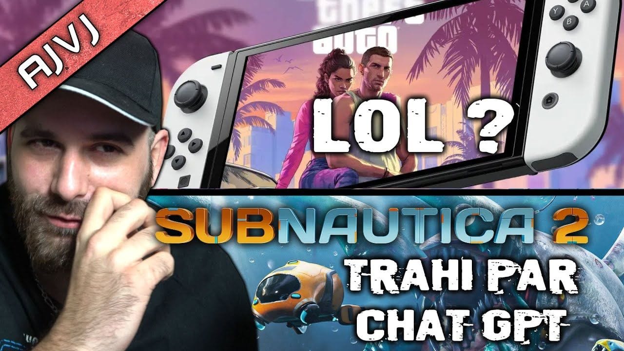 GTA 6 sur Switch 2 ? 😂 L'arnaque de Krafton trahie par ChatGPT, Record pour Expedition 33, Hytale,..