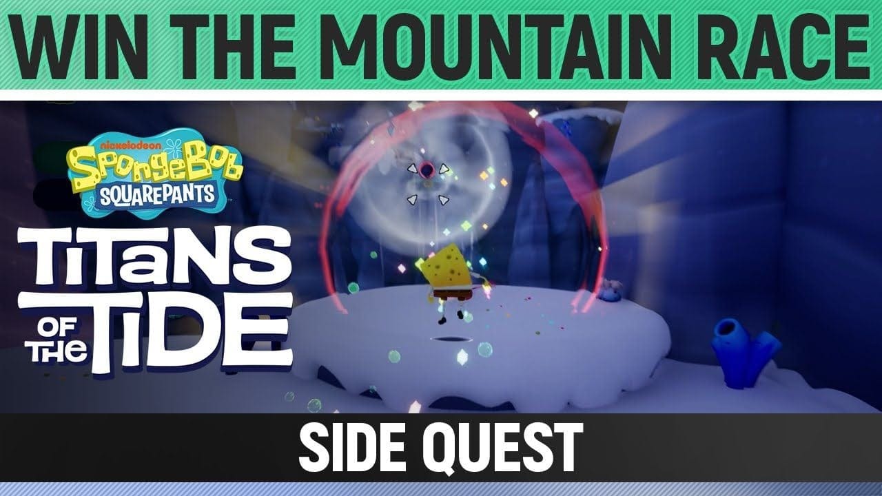 Spongebob: Titans of the Tide - Win The Mountain Race - Side Quest