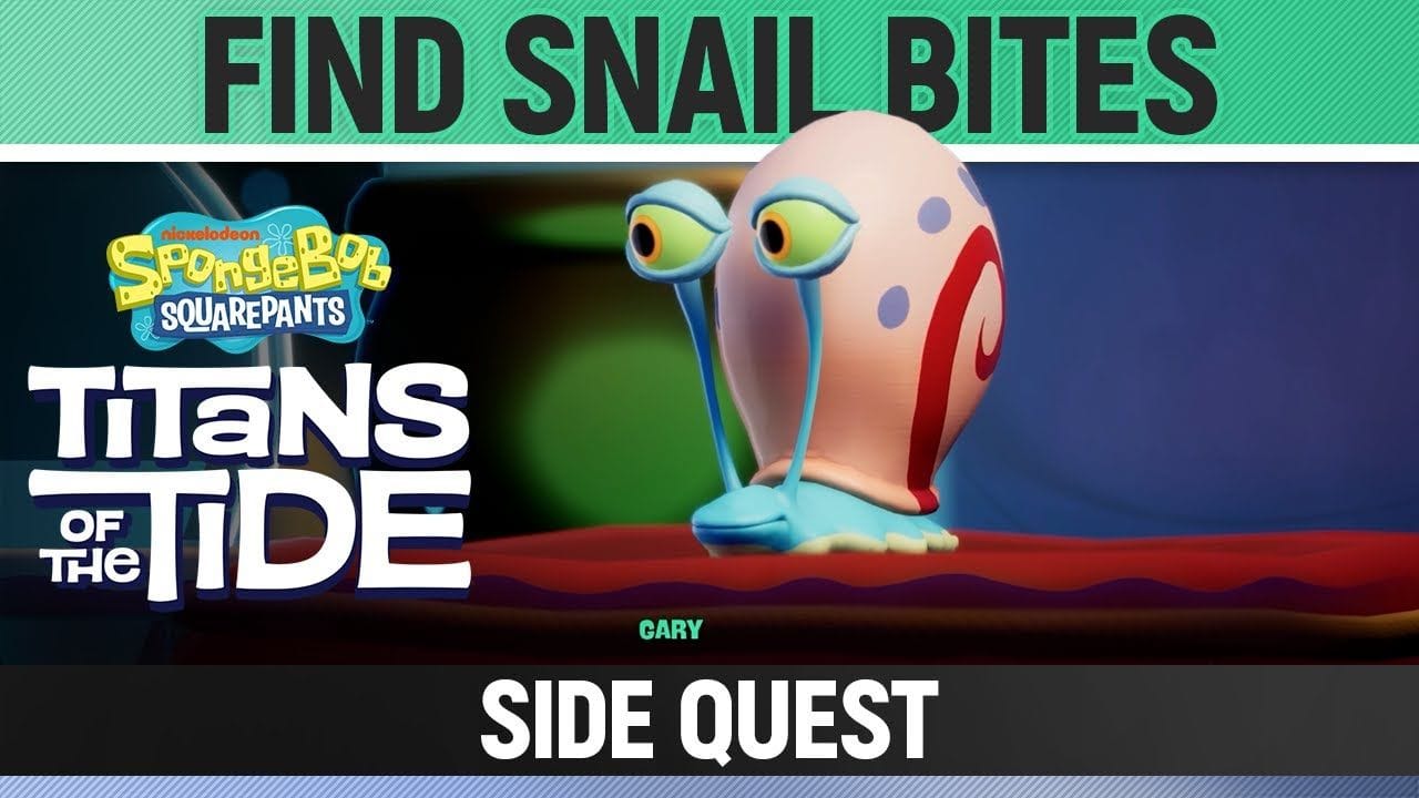 Spongebob: Titans of the Tide - Find Snail Bites - Side Quest