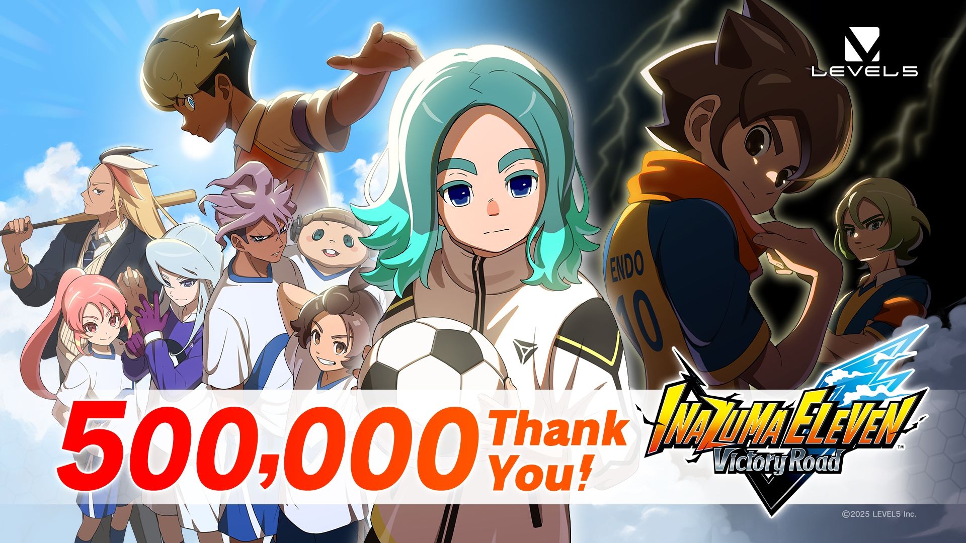 Inazuma Eleven: Victory Road s'est vendu à 500 000 exemplaires - IG News